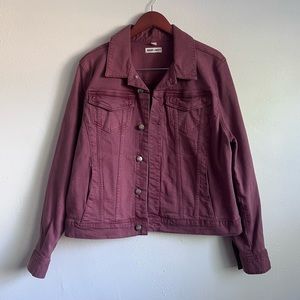 Warp + Weft Colored Denim Jean Jacket 1XL